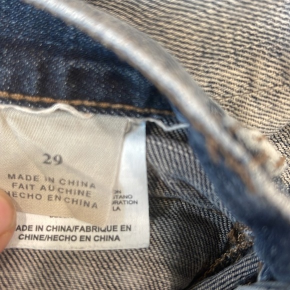 Converse One Star Denim Mini Skirt with Frayed Hem - Picture 4 of 6